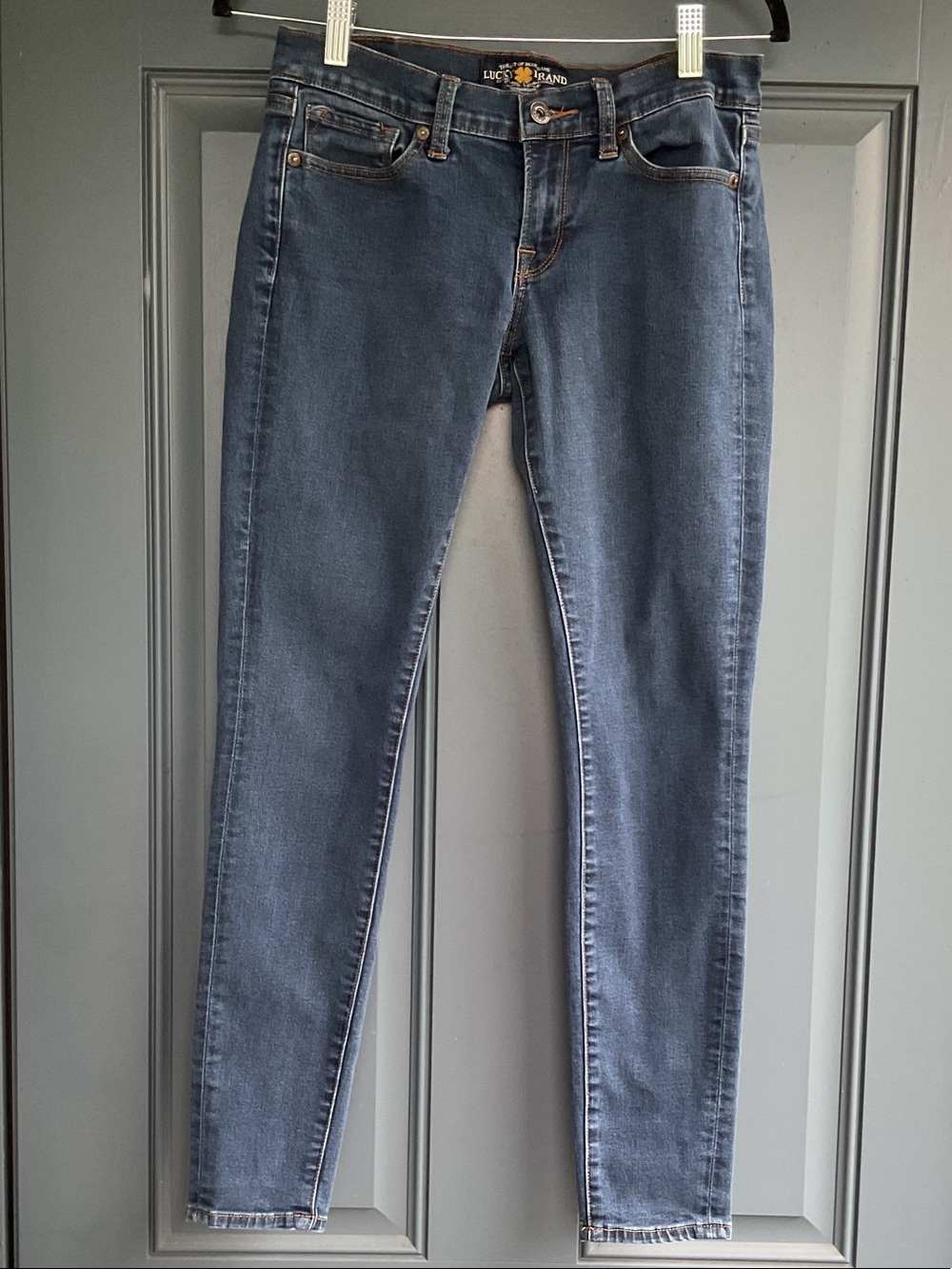 Lucky Brand Indigo Skinny Jeans, Size 4